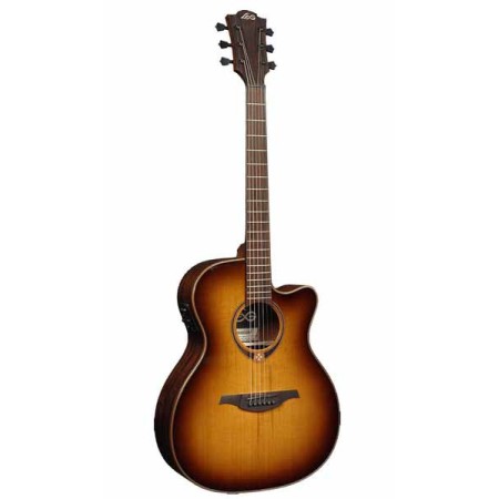 Guitare Folk Electro LAG T118DCE-BRS 