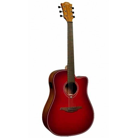 Guitare Folk Electro LAG T-RED-DCE