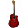 Guitare Folk Electro LAG T-RED-DCE