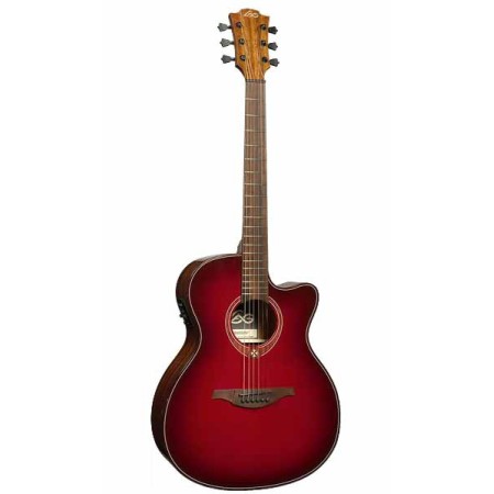 Guitare Folk Electro LAG T-RED-ACE