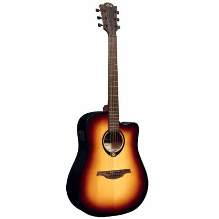 Guitare Folk Electro LAG T70DCE-BRB