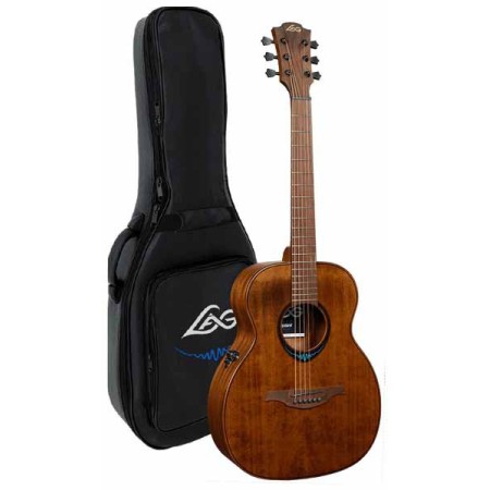 Guitare Folk Electro LAG Travel BlueWave TBW1TE-BRW